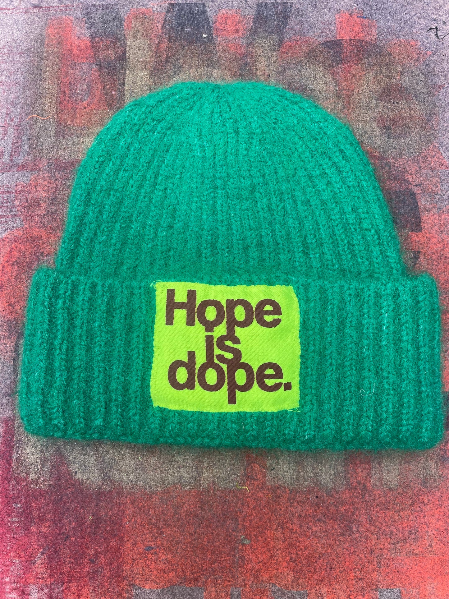 Green Beanie