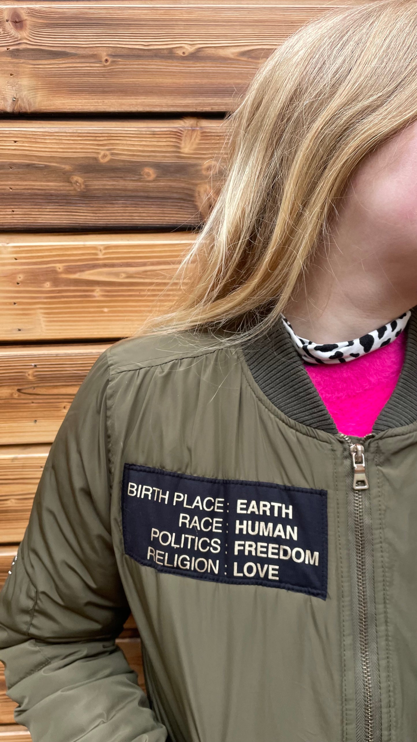 Peace UPcycled Pilot Jacket