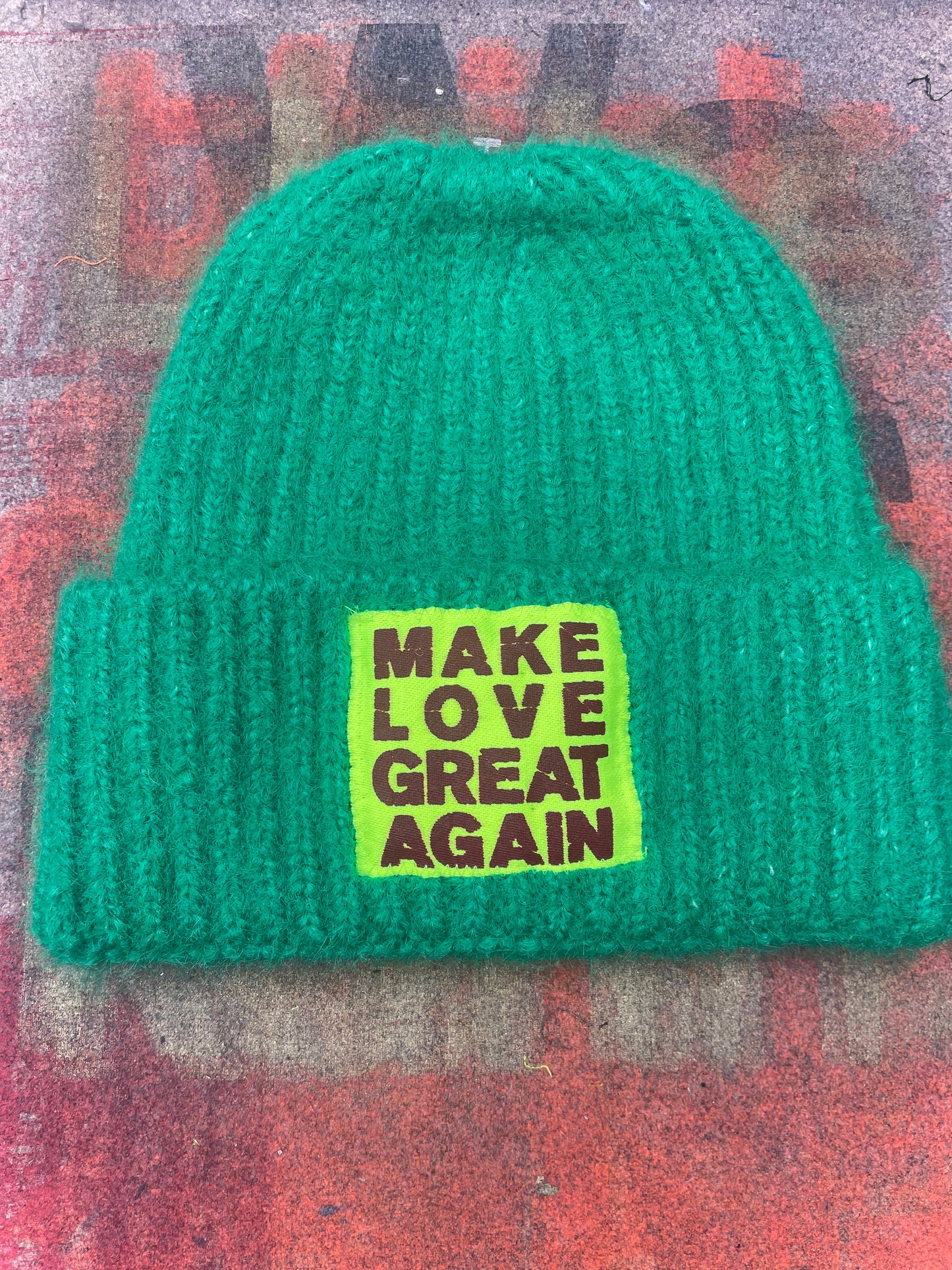 Green Beanie