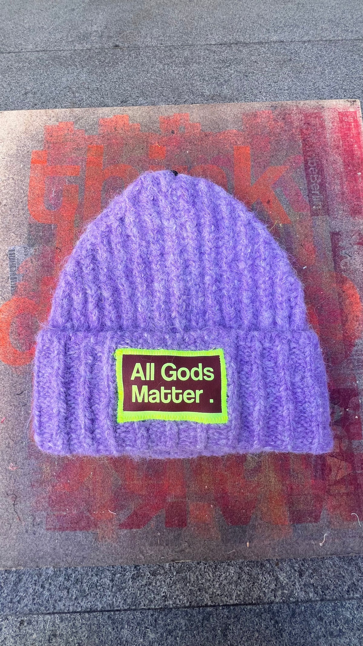 Heather Lilac Beanie