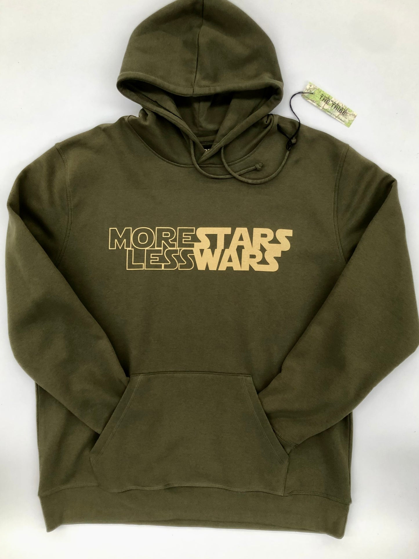 Olive Stars Hoodie