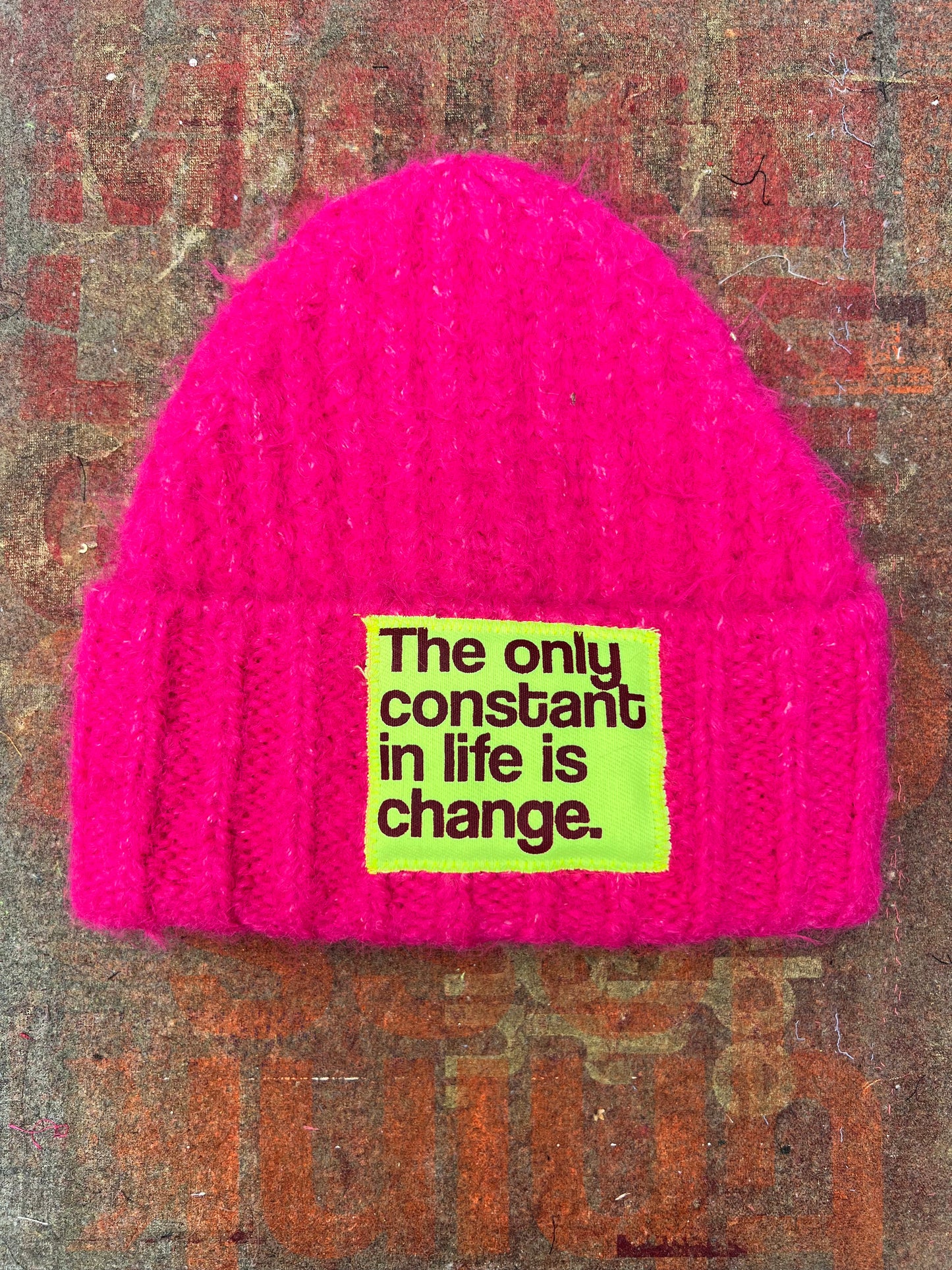 Neon Pink Beanie