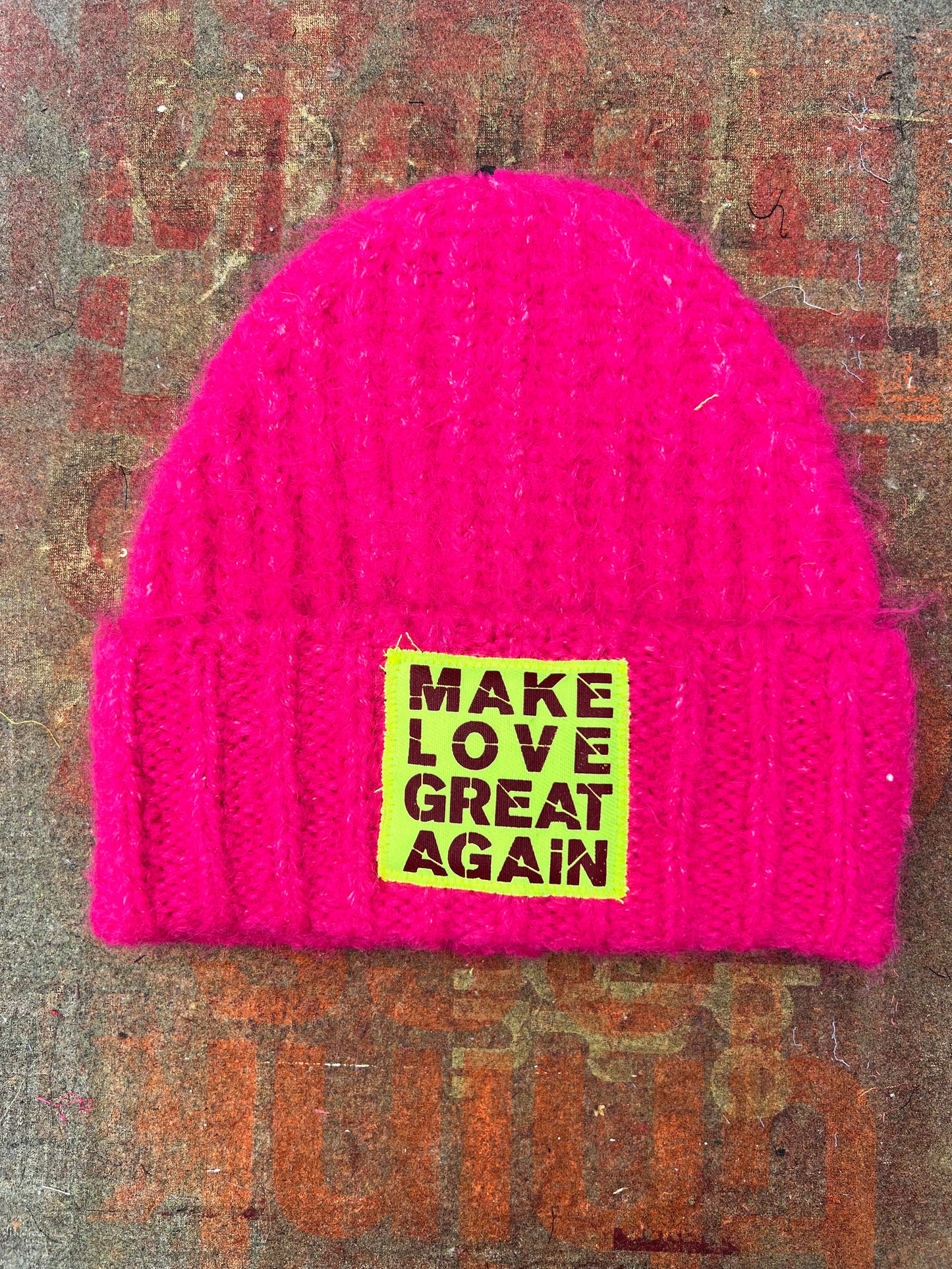 Neon Pink Beanie