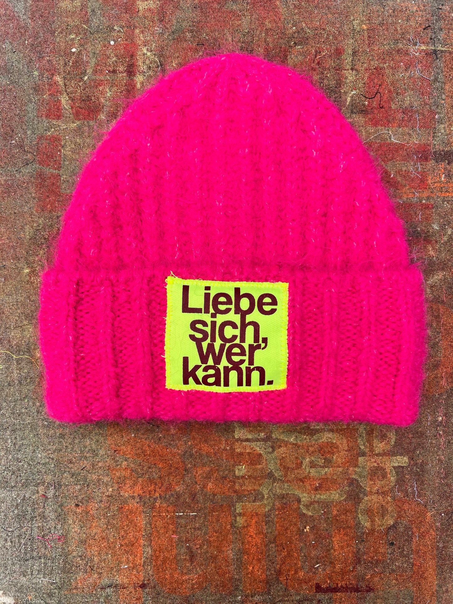 Neon Pink Beanie