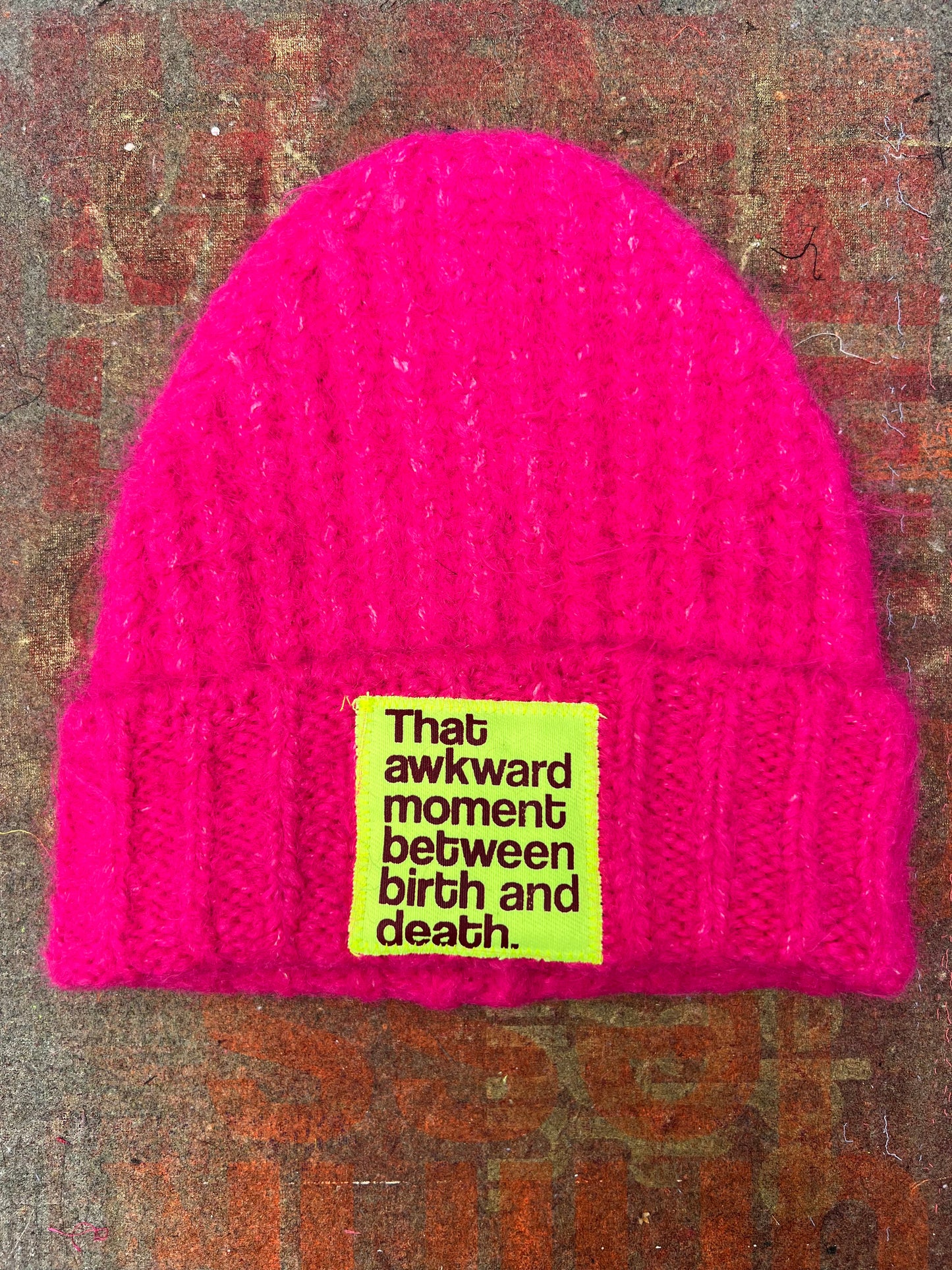 Neon Pink Beanie