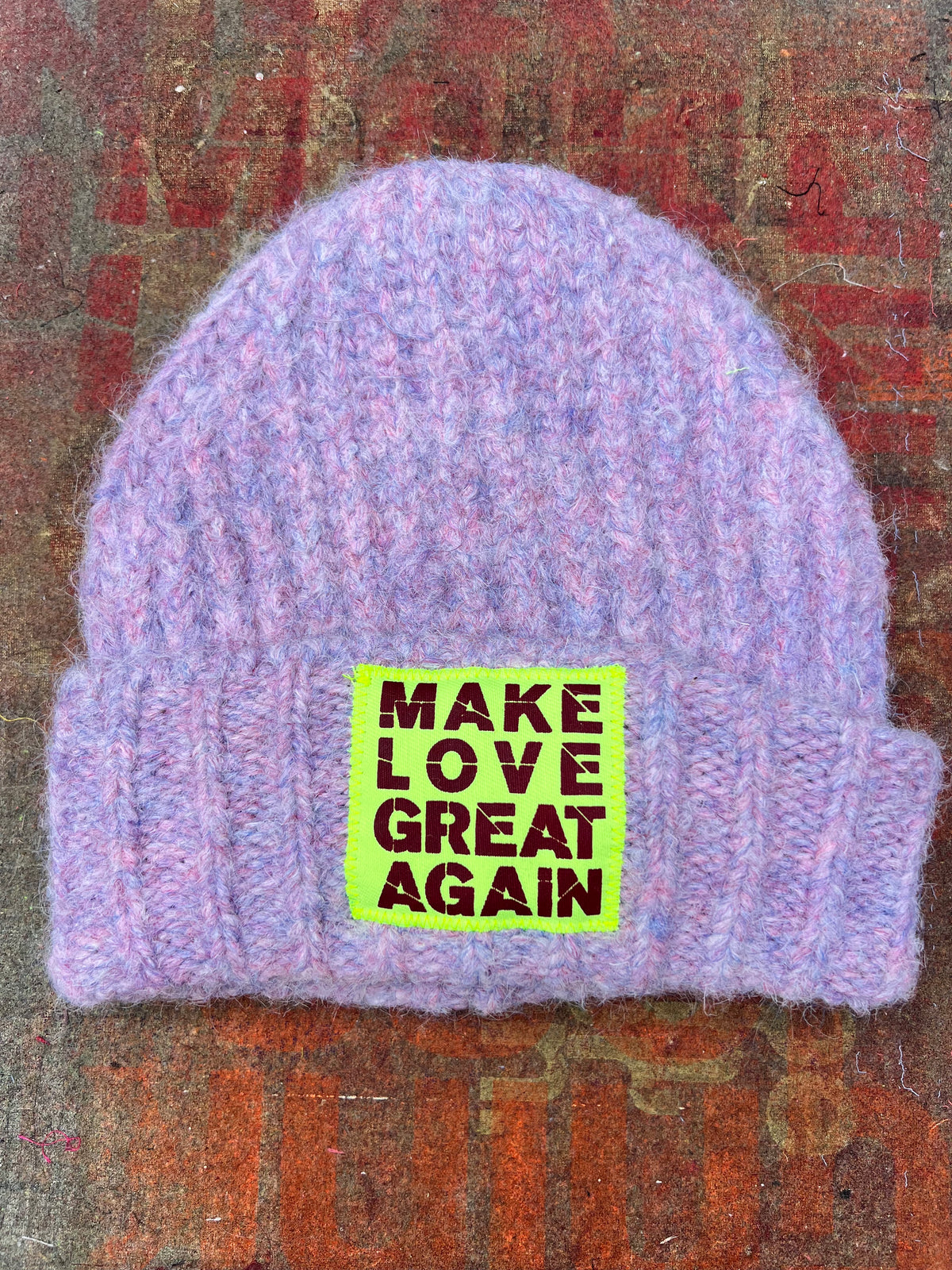 Heather Lilac Beanie