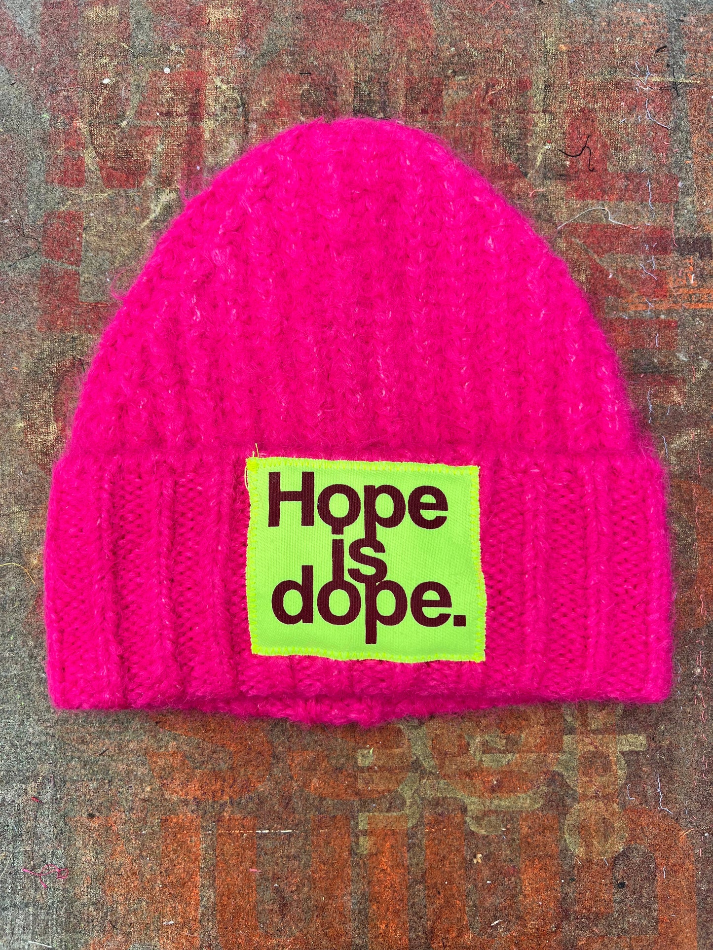 Neon Pink Beanie