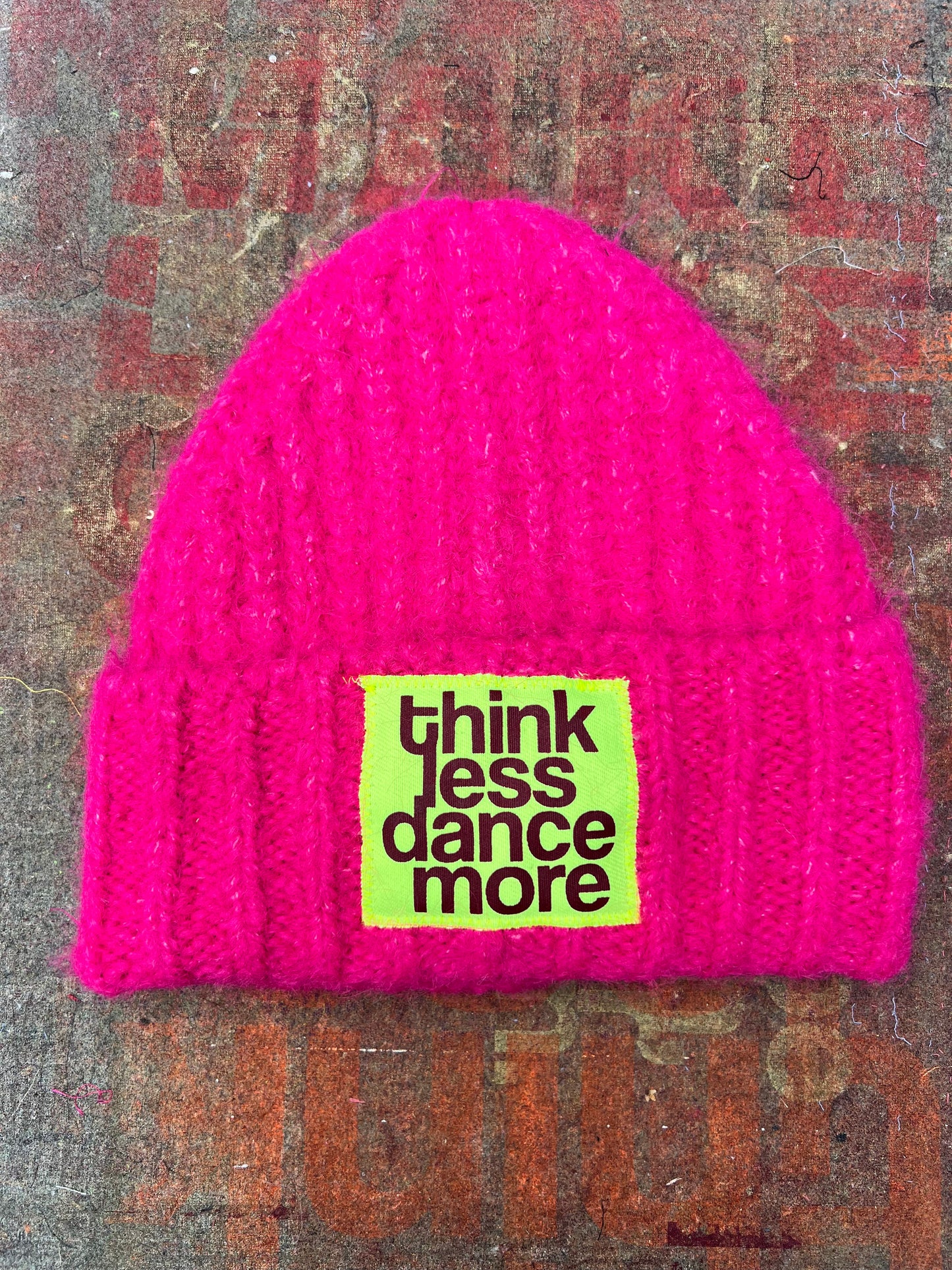 Neon Pink Beanie