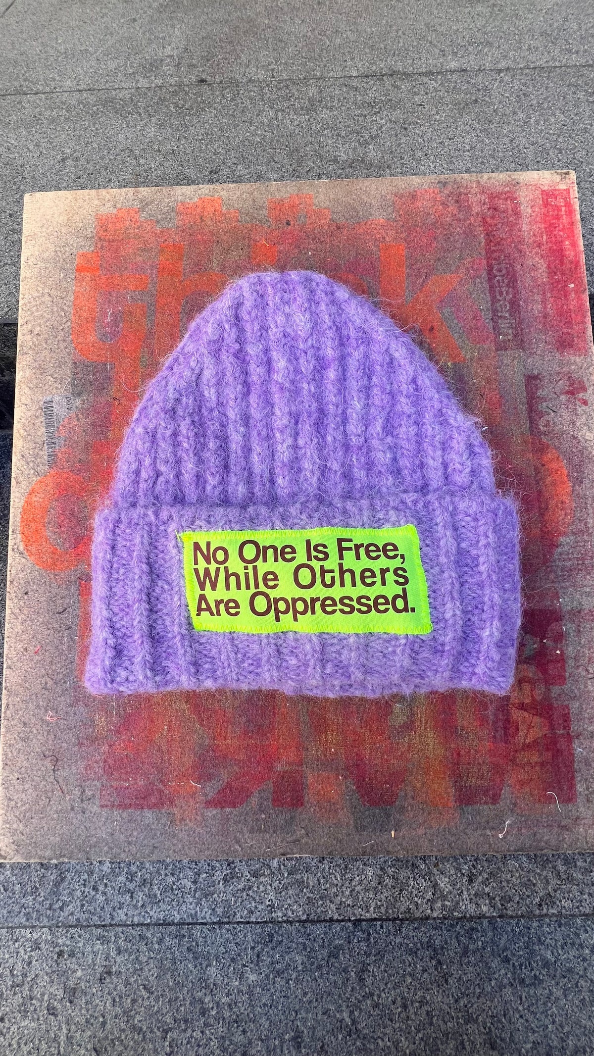 Heather Lilac Beanie