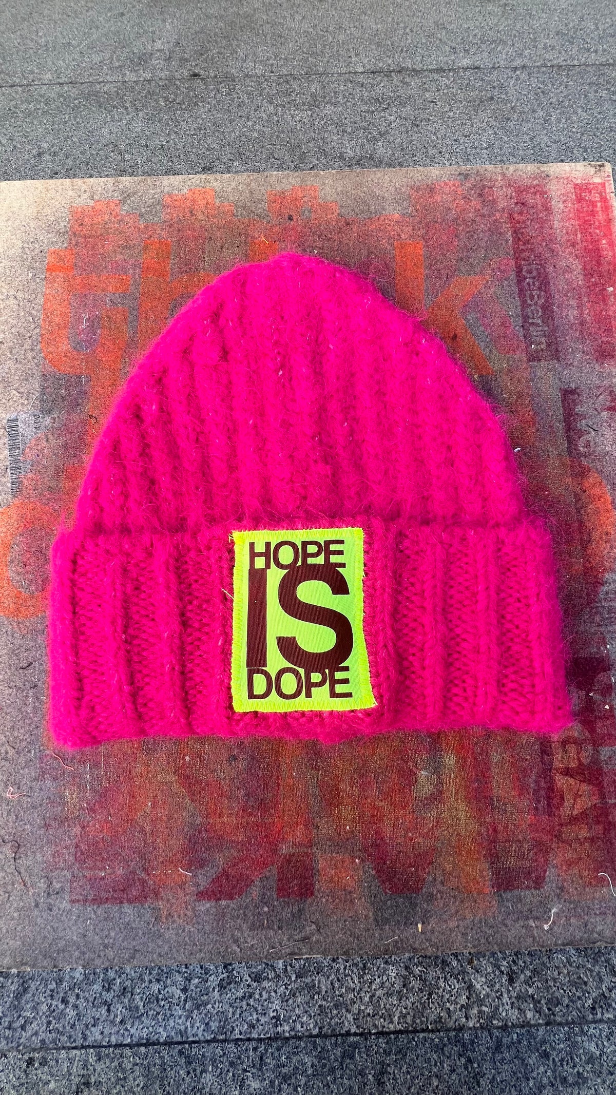Neon Pink Beanie