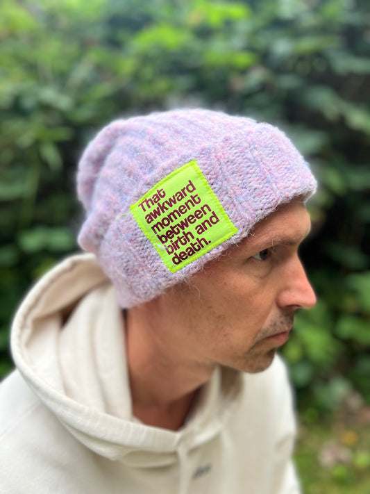Heather Lilac Beanie