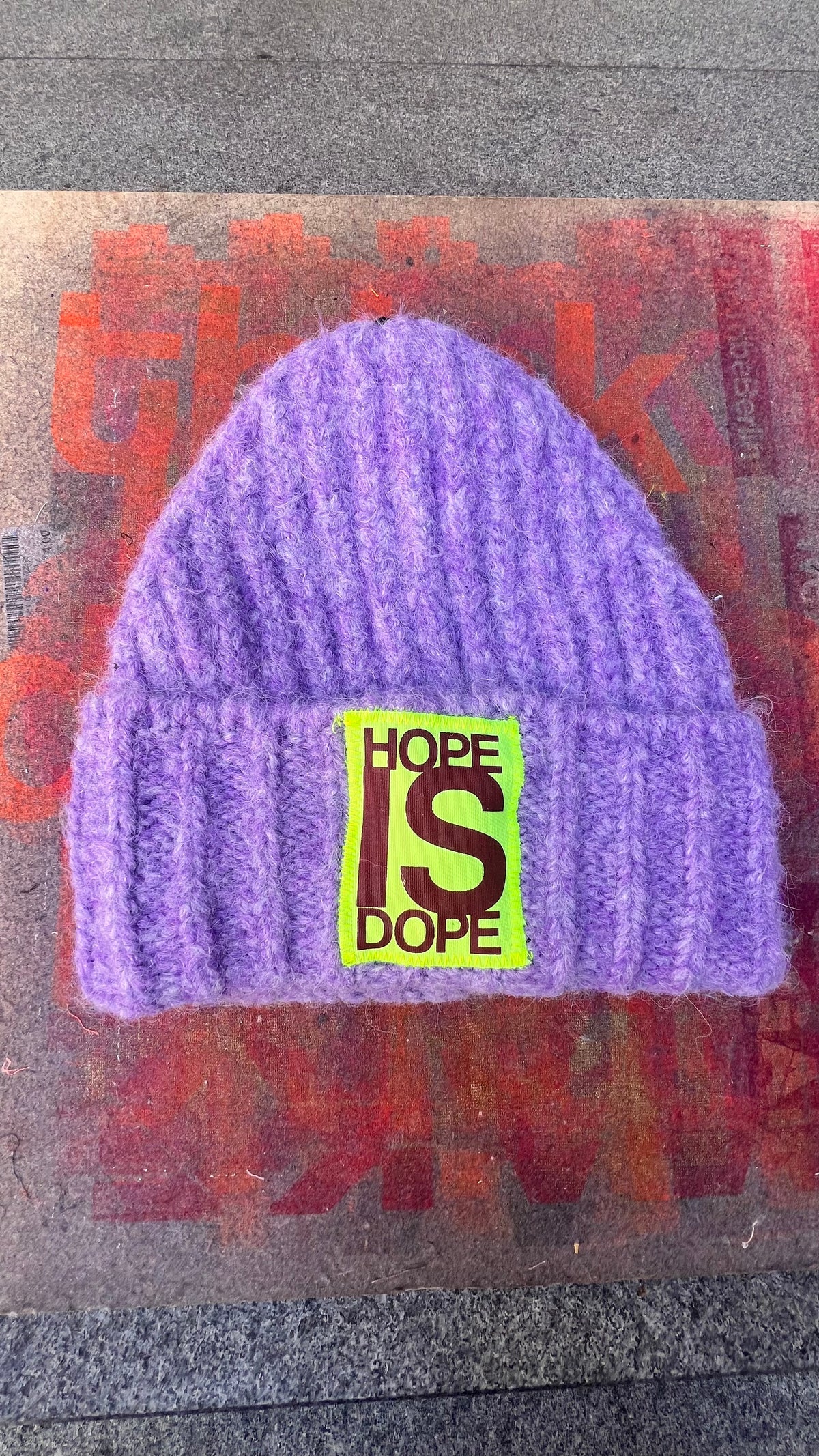 Heather Lilac Beanie