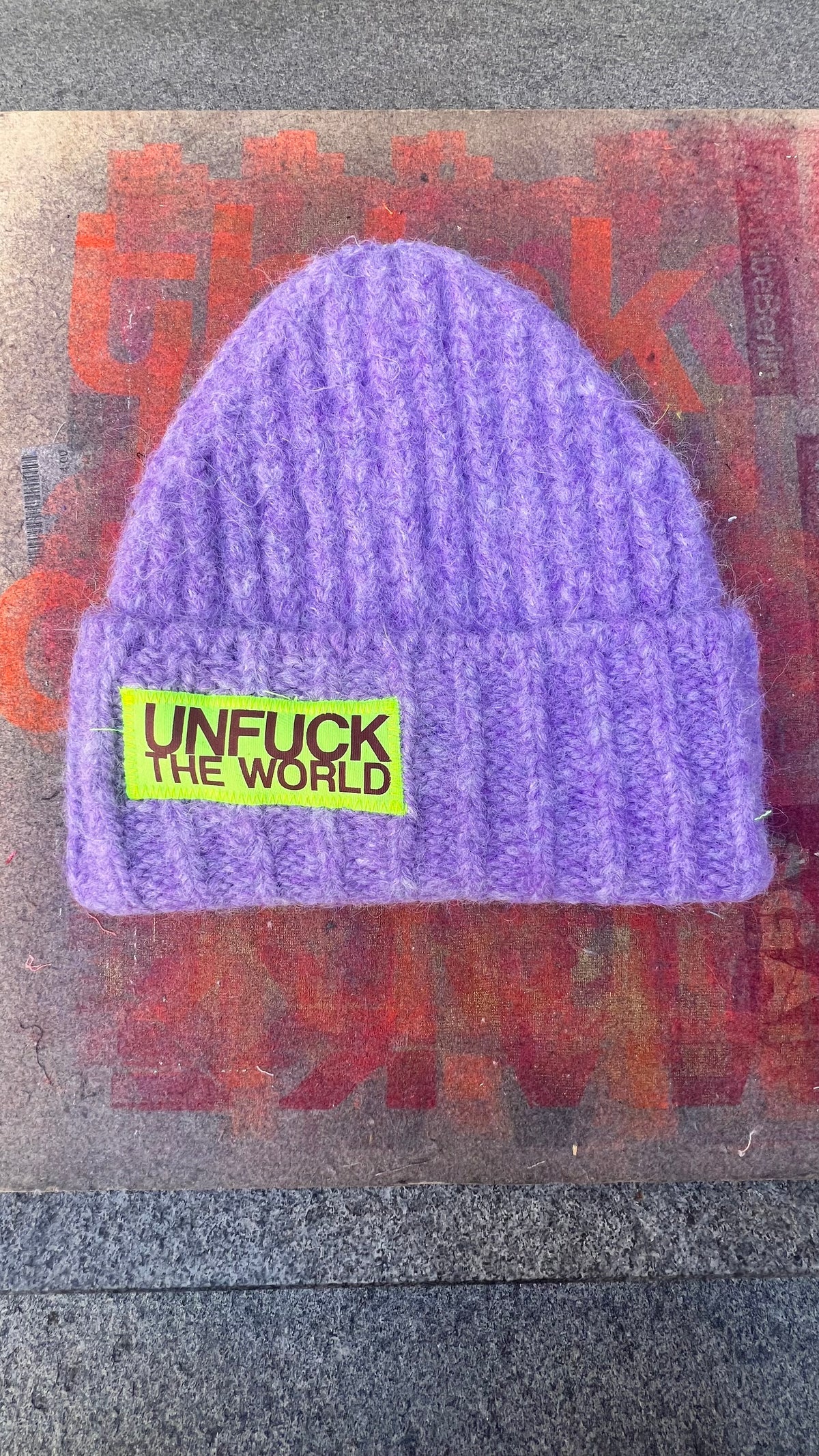 Heather Lilac Beanie