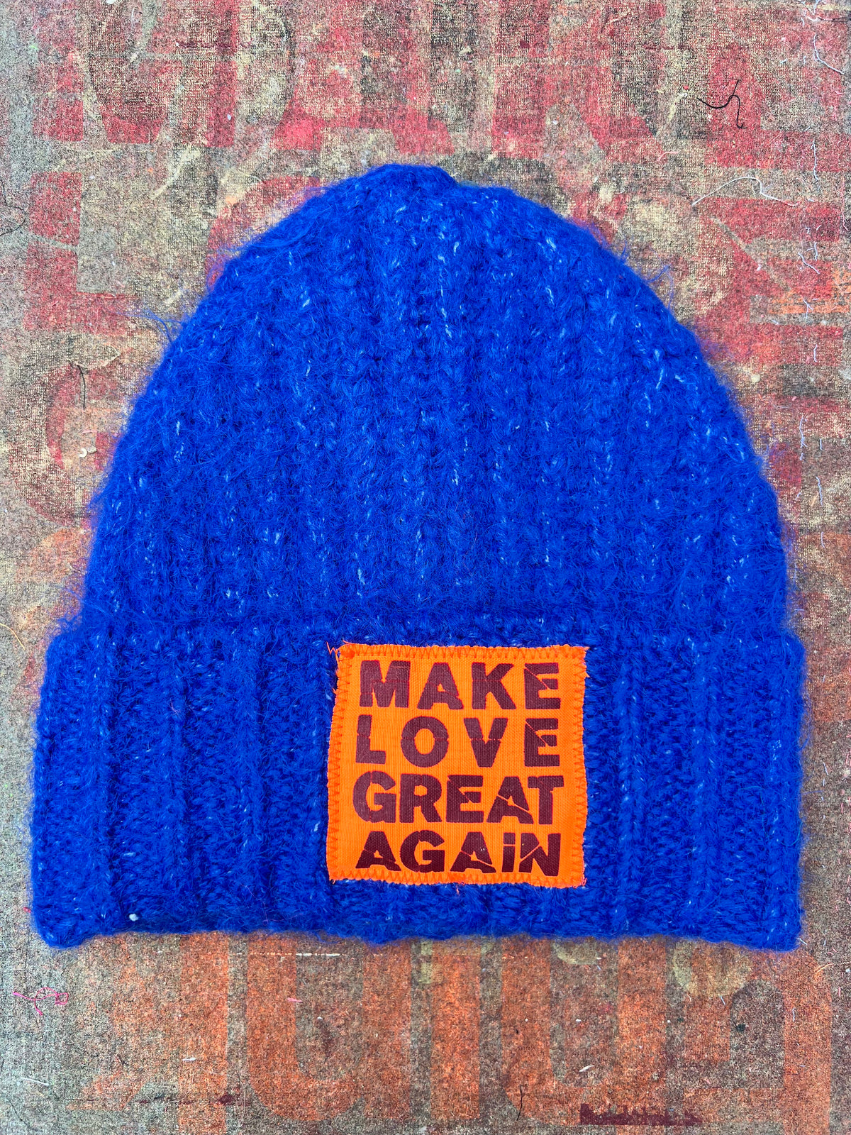 Neon Blue Beanie