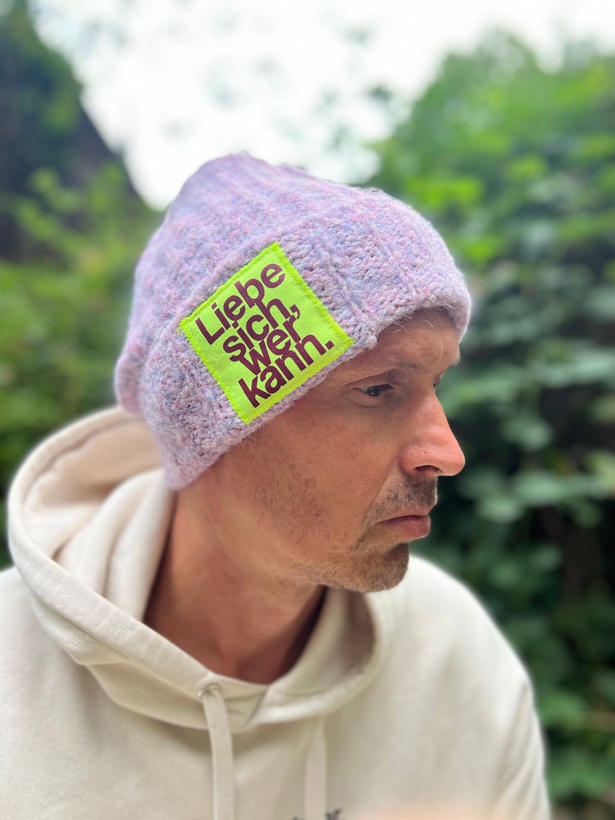 Heather Lilac Beanie